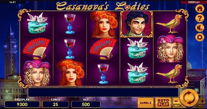 Play in Casanova’s Ladies Slot Online from Amatic for free now | www.itbird.top