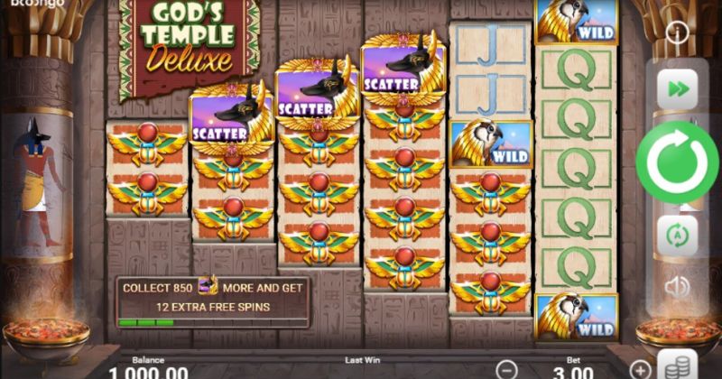 Play in God's Temple Deluxe slot online from Booongo for free now | www.itbird.top